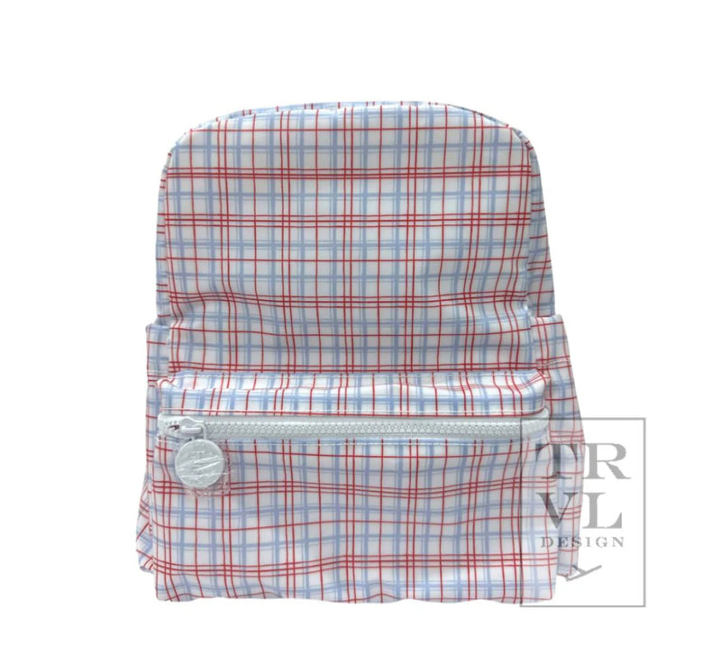 Mini Backpack | Classic Red Plaid