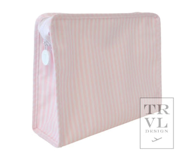 Medium Roadie | Pink Pimlico Stripe