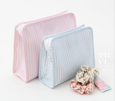 Medium Roadie | Pink Pimlico Stripe