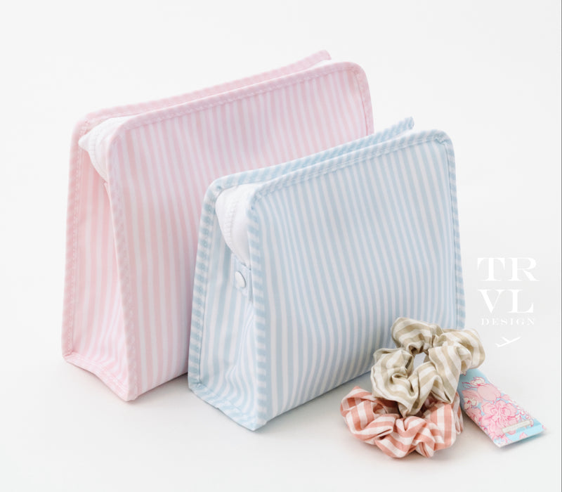 Medium Roadie | Pink Pimlico Stripe