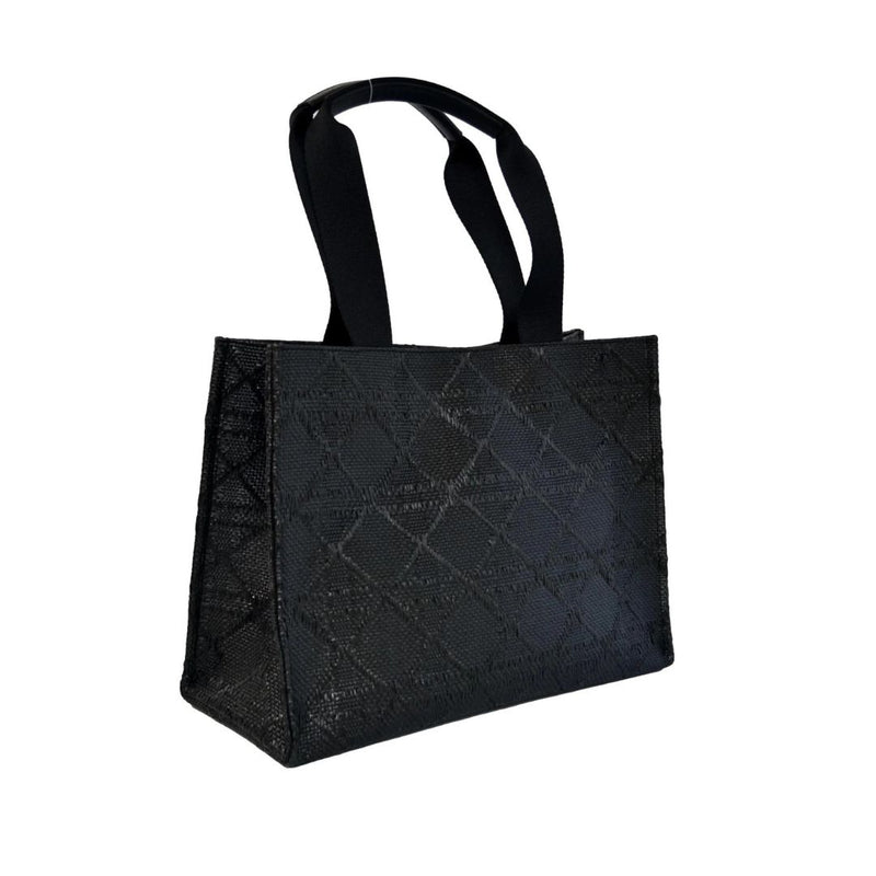 Straw Tote | Luxe Bali | Midnight