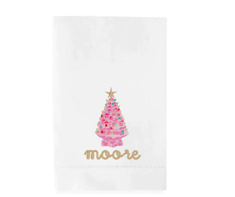 Guest Towel | Pink Tree